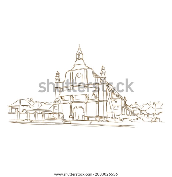 Keralas Famous Fort Kochi Building Stock Illustration 2030026556 ...