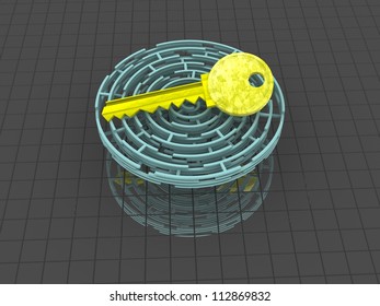 Key. 3d