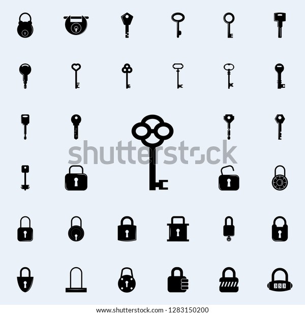 key icon. lock and keys icons universal set for
web and mobile