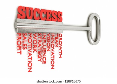 Key Word Success Business Concept Stock Illustration 128918675 ...