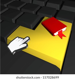 keyboard book hand pointer buy books online