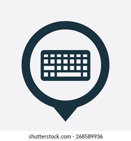 Keyboard Icon Stock Vector (Royalty Free) 305523833