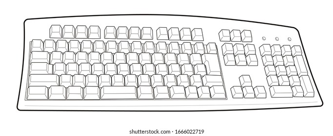  Keyboard Drawing Images Stock Photos Vectors Shutterstock