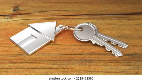 keys house key 3D illustration
