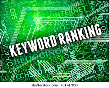 Keyword Ranking Search Engine Optimization Showing Digital Marketing Website Development And Research For Online Site Traffic