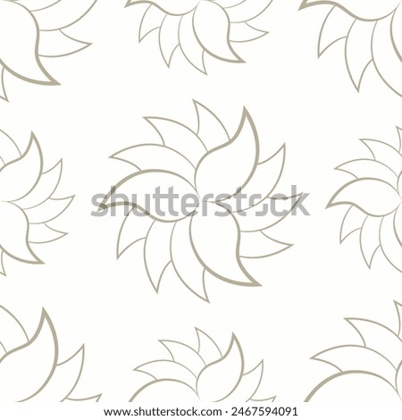 Khaki boho geometric pattern, seamless pattern, digital paper, wavy lines, kaleidoscope, abstract flowers, snazzy, elegant, bohemian, minimalist, repeated background, modern, art, graphic