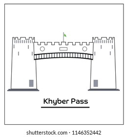 Khyber Pass Line Art