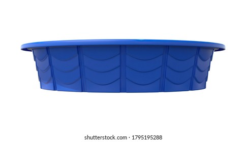 Kiddie Pool 3D Illustration On White Background