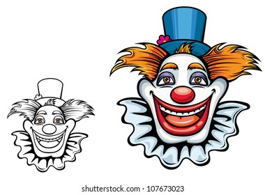 Kids Cartoon Illustration Comic Happy Clown Stock Illustration ...