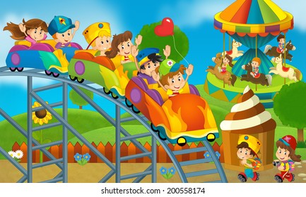 3,614 Cartoon fairground ride Images, Stock Photos & Vectors | Shutterstock