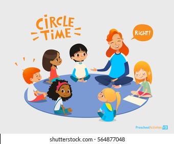 4,768 Kids Circle Time Images, Stock Photos & Vectors | Shutterstock