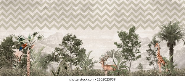 For kids, a rainforest preserve with wild animals. - Powered by Shutterstock