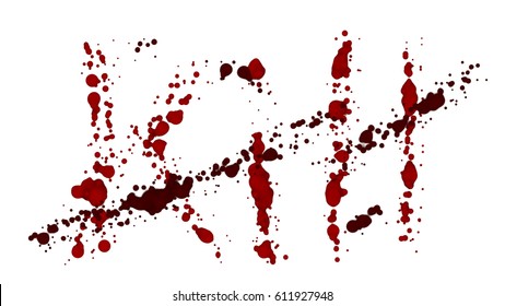 Kill Bleeding Isolated Lost Blood Having Stock Illustration 611927948 ...