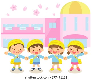 園児 イラスト のイラスト素材 画像 ベクター画像 Shutterstock