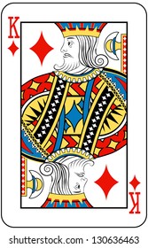 King Of Diamonds Playing Card