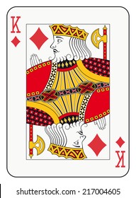 King Of Diamonds Playing Card