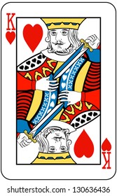 King of Hearts playing card