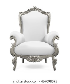 King Throne Chair. 3D Rendering
