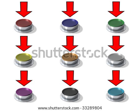 Kit of various colored buttons.