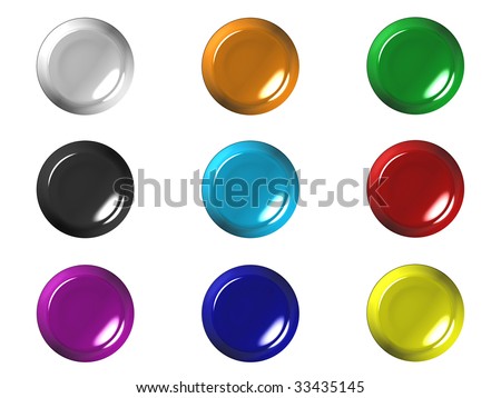 Kit of various colored buttons.
