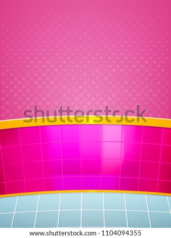 Kitchen Game Background BG Realistic toon 