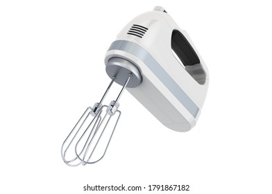 Kitchen Mixer, 3D Rendering Isolated On White Background