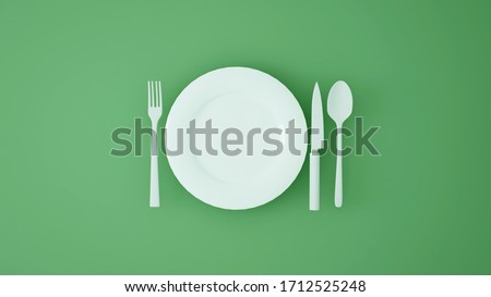 Similar – meal Lunch Crockery Plate