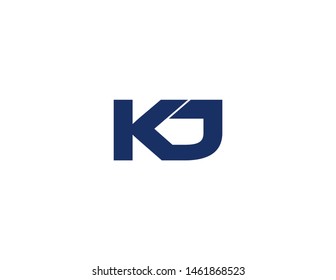 Kj Original Monogram Logo Design