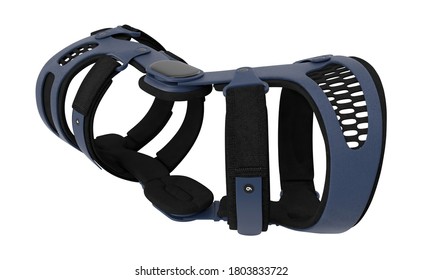 Knee Brace 3D Illustration On White Background