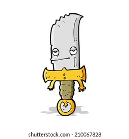 Knife Cartoon Character