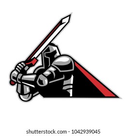 Knights Sword Mascot Logo Stock Illustration 1042939045 | Shutterstock