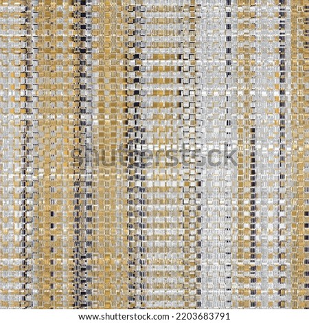 knit, weaving ,wool, plaid background pattern. Traditional warm thin checkered handmade stitch texture effect. Seamless masculine tweed effect fabric. Melange tartan all over print  Photo stock © 
