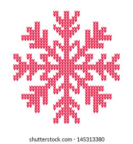 Knitted Snowflake