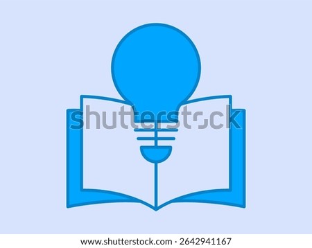 Knowledge base icon. E-learning icon design. Solid vector icon. Simple filled and outline icon.