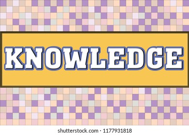 KNOWLEDGE Logo banner
