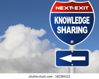 Knowledge Sharing Road Sign