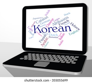Korean Language Representing Translator Text And Communication