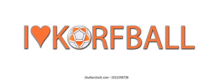 Korfball orange new ball colors  love signs
