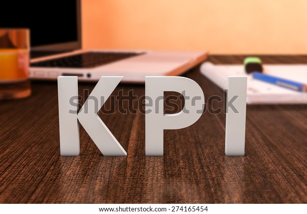 Kpi Key Performance Indicator Letters On Stock Illustration 274165454 ...
