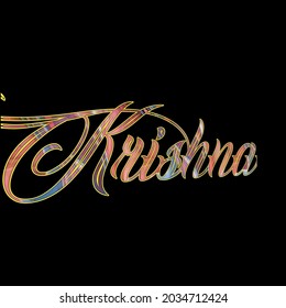 krishna name wallpaper