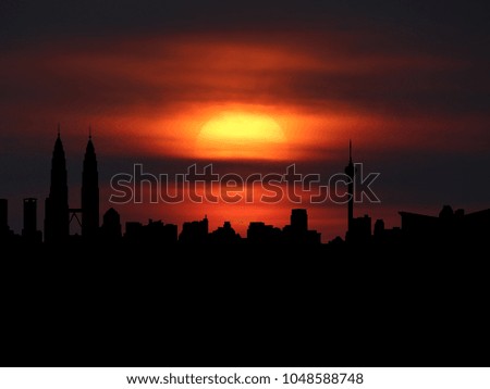 Similar – Berlin Sundown Sunset