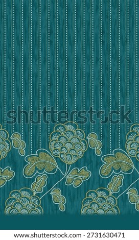 Kurti dhaman geometric pattern texture embroidery Floral print flower Digital design Allover patola ajrakh ikat design