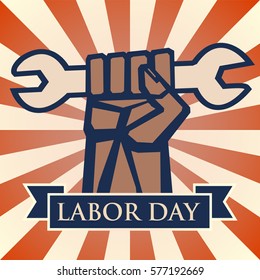 Labor Day Background Card Happy Labor Stock Illustration 577192669 ...