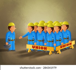 Labor Union Accepting a New Member