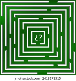labyrinth as a concept of problem and solution