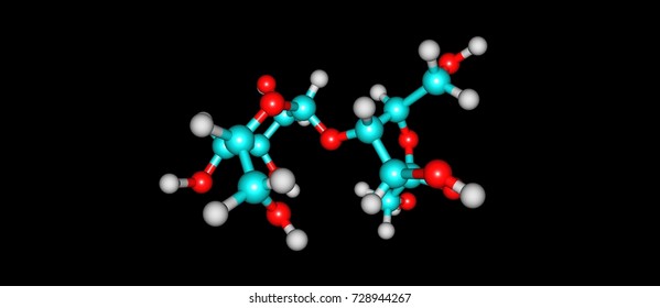 Lactulose Is A Non-absorbable Sugar Used In The Treatment Of Constipation And Hepatic Encephalopathy. 3d Illustration