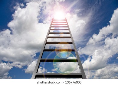 Ladder into sky