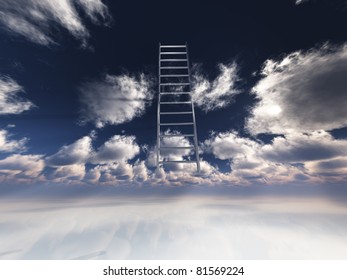 Ladder into sky