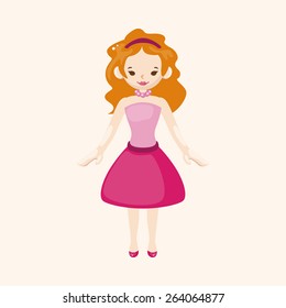 Beautiful Teenager Red Hair Girl School Stock Vector (Royalty Free ...