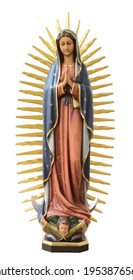 lady of guadalupe mexico saint holy faith illustration
